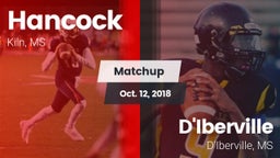 Matchup: Hancock vs. D'Iberville  2018