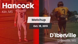 Matchup: Hancock vs. D'Iberville  2019