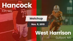 Matchup: Hancock vs. West Harrison  2019