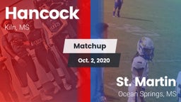 Matchup: Hancock vs. St. Martin  2020