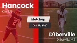Matchup: Hancock vs. D'Iberville  2020