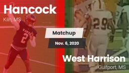 Matchup: Hancock vs. West Harrison  2020