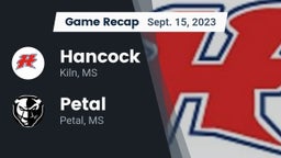 Recap: Hancock  vs. Petal  2023