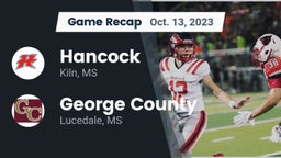 Recap: Hancock  vs. George County  2023