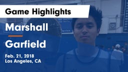 Marshall  vs Garfield  Game Highlights - Feb. 21, 2018