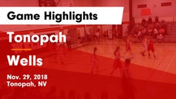 Tonopah  vs Wells  Game Highlights - Nov. 29, 2018