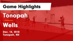 Tonopah  vs Wells  Game Highlights - Dec. 14, 2018