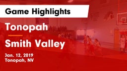 Tonopah  vs Smith Valley Game Highlights - Jan. 12, 2019