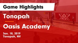 Tonopah  vs Oasis Academy Game Highlights - Jan. 18, 2019
