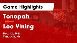 Tonopah  vs Lee Vining Game Highlights - Dec. 12, 2019