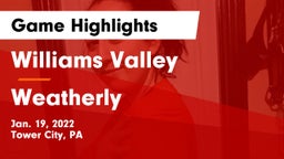 Williams Valley  vs Weatherly Game Highlights - Jan. 19, 2022