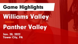 Williams Valley  vs Panther Valley  Game Highlights - Jan. 28, 2022
