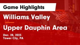Williams Valley  vs Upper Dauphin Area  Game Highlights - Dec. 28, 2023