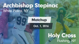 Matchup: Archbishop Stepinac vs. Holy Cross  2016