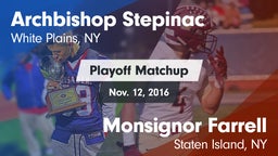 Matchup: Archbishop Stepinac vs. Monsignor Farrell  2016