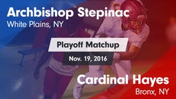 Matchup: Archbishop Stepinac vs. Cardinal Hayes  2016