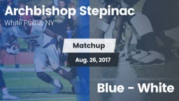 Matchup: Archbishop Stepinac vs. Blue - White 2017