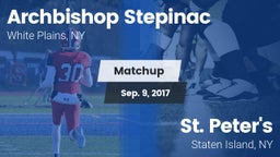 Matchup: Archbishop Stepinac vs. St. Peter's  2017