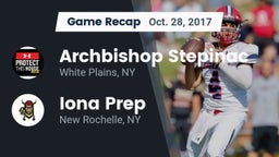 Recap: Archbishop Stepinac  vs. Iona Prep  2017