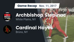 Recap: Archbishop Stepinac  vs. Cardinal Hayes  2017