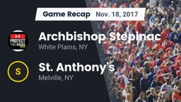 Recap: Archbishop Stepinac  vs. St. Anthony's  2017