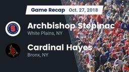 Recap: Archbishop Stepinac  vs. Cardinal Hayes  2018