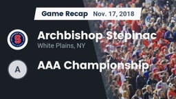 Recap: Archbishop Stepinac  vs. AAA Championship 2018