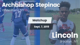 Matchup: Archbishop Stepinac vs. Lincoln  2019