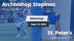 Matchup: Archbishop Stepinac vs. St. Peter's  2019