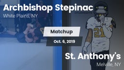 Matchup: Archbishop Stepinac vs. St. Anthony's  2019