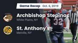 Recap: Archbishop Stepinac  vs. St. Anthony's  2019