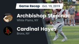 Recap: Archbishop Stepinac  vs. Cardinal Hayes  2019