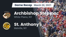 Recap: Archbishop Stepinac  vs. St. Anthony's  2021