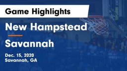 New Hampstead  vs Savannah  Game Highlights - Dec. 15, 2020
