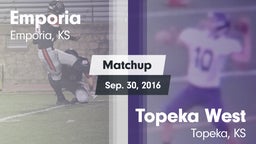 Matchup: Emporia  vs. Topeka West  2016