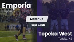 Matchup: Emporia  vs. Topeka West  2018