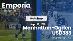 Matchup: Emporia  vs. Manhattan-Ogden USD383 2018