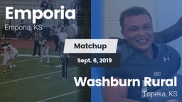 Matchup: Emporia  vs. Washburn Rural  2019