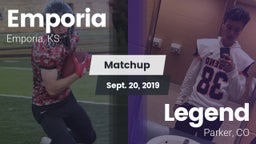 Matchup: Emporia  vs. Legend  2019