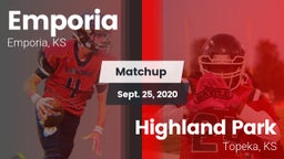 Matchup: Emporia  vs. Highland Park  2020