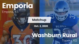 Matchup: Emporia  vs. Washburn Rural  2020