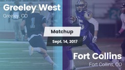 Matchup: Greeley West vs. Fort Collins  2017