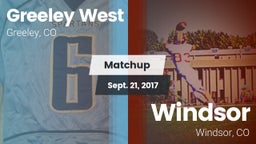 Matchup: Greeley West vs. Windsor  2017