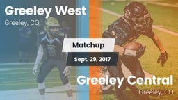 Matchup: Greeley West vs. Greeley Central  2017