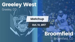 Matchup: Greeley West vs. Broomfield  2017