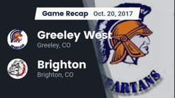 Recap: Greeley West  vs. Brighton  2017