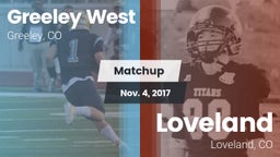 Matchup: Greeley West vs. Loveland  2017