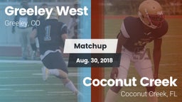 Matchup: Greeley West vs. Coconut Creek  2018