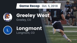Recap: Greeley West  vs. Longmont  2018
