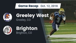Recap: Greeley West  vs. Brighton  2018